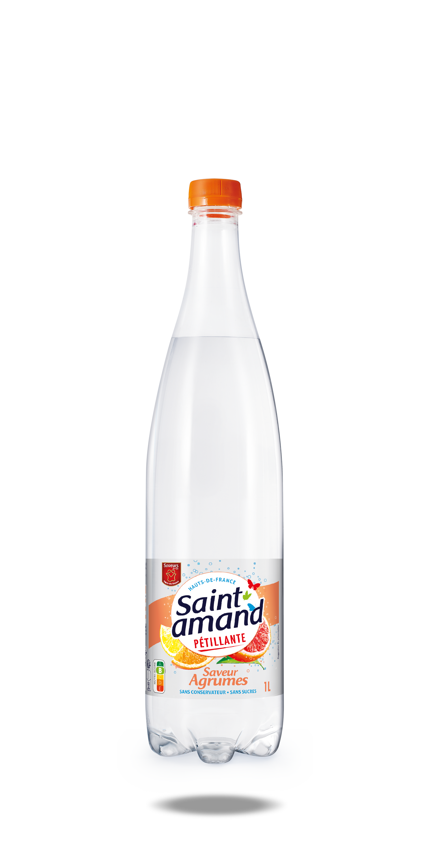 Saint Amand Pétillante aromatisée agrume 1 l