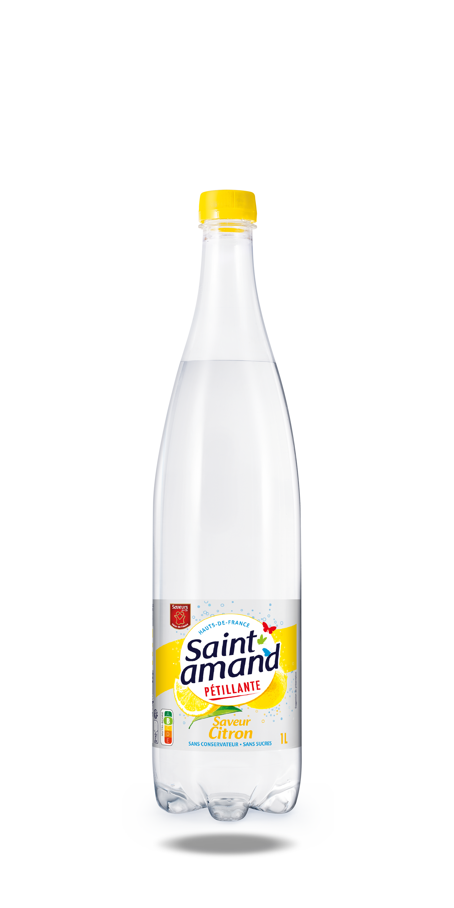 Saint Amand Pétillante aromatisée citron 1 l