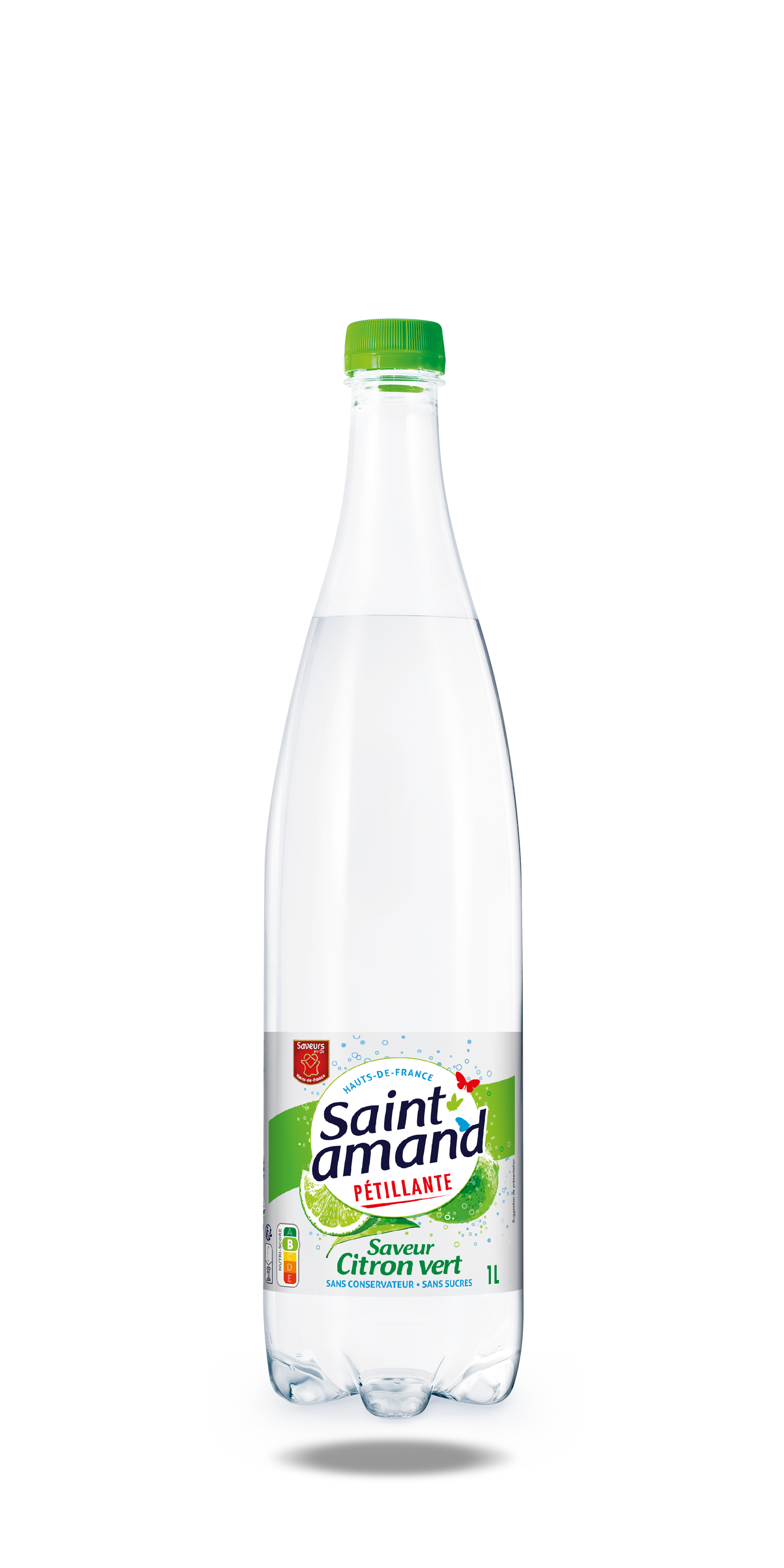 Saint Amand Pétillante aromatisée citron vert 1 l